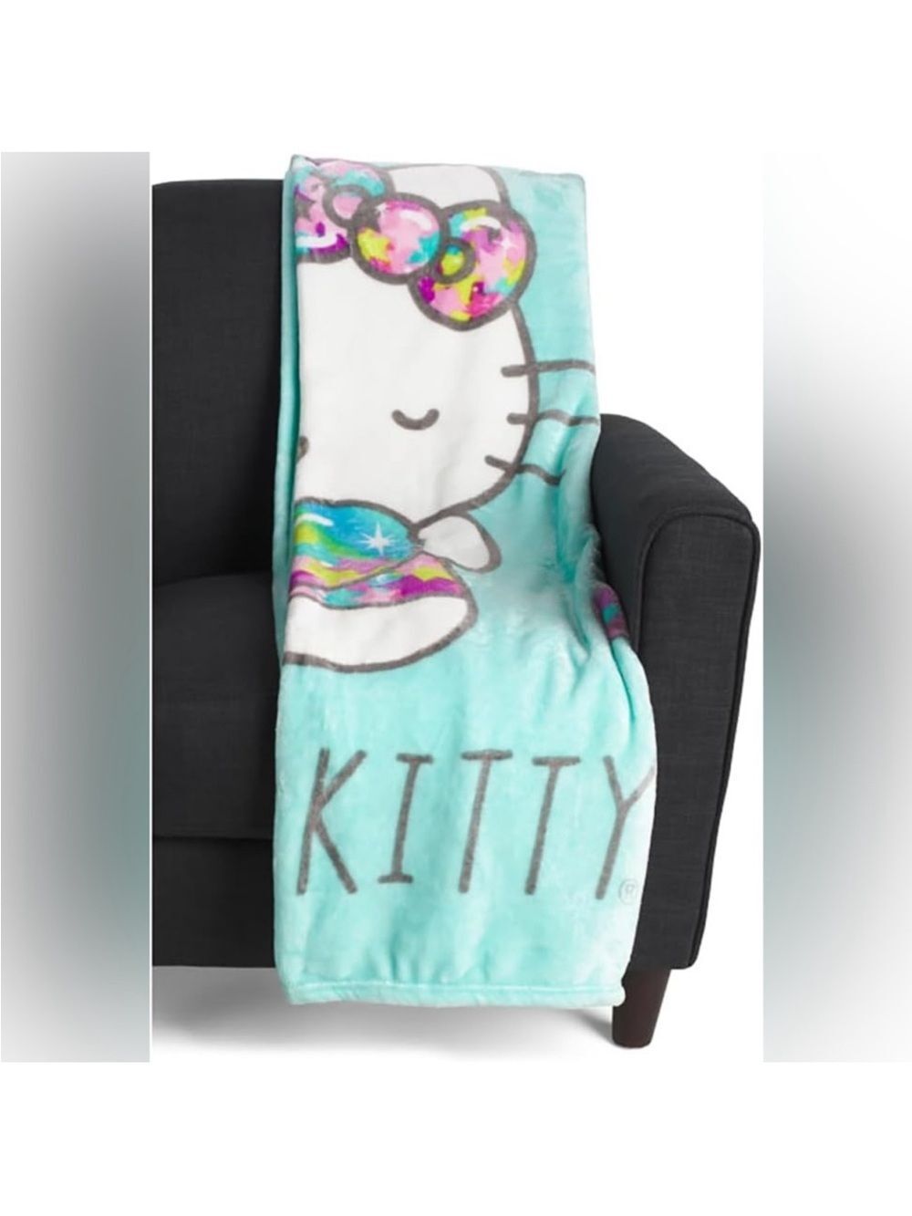 Hello Kitty Dreams and Sparkle Plush Cloud Throw- 60” x 70”, limited edition